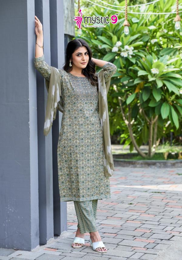 Mystic9 Shagun Vol-4 – Kurti Pant With Dupatta